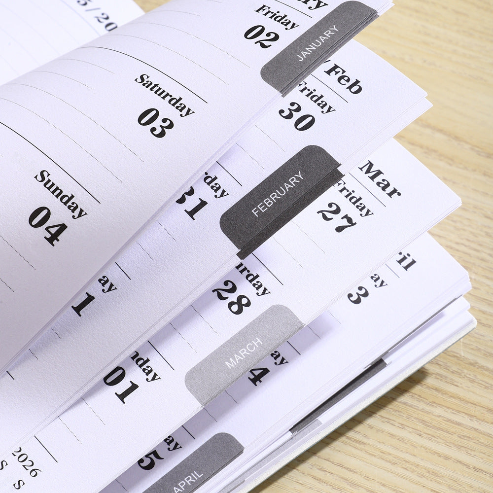 A5 Sized Slim Leather Weekly Planner